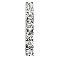 Diamond white gold designer pendant