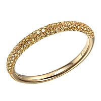 Yellow sapphire yellow gold band ring